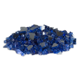 FIREGEAR COBALT BLUE REFLECTIVE GLASS - 5 LB BAG