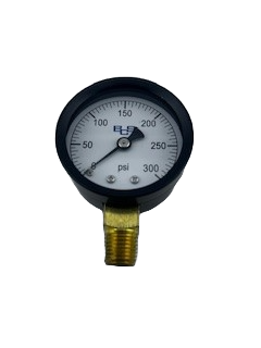BIRCH 1/4" MNPT GAUGE 0-300 PSI