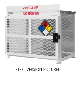 ASM 20# CYLINDER CAGE - ALUMINUM - HOLDS 6 CYLINDERS