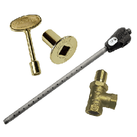 DANTE LP LOG LIGHTER 90° ANGLED BALL VALVE COMBO PACK - BRASS FINISH