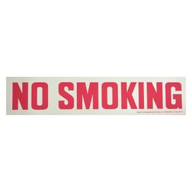 SIGN - M23BB - 3" NO SMOKING 22" x 4"