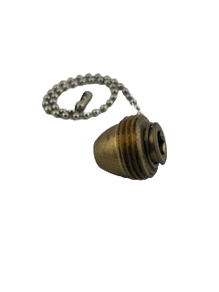 M412-1 POL CYLINDER VALVE PLUG WITH CHAIN