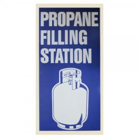 SIGN - M97AD - DOUBLE FACED PROPANE FILLING STATION - 2' x 4'