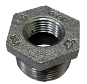 SCHEDULE 40 3/4" x 1/2" BLACK IRON BUSHING
