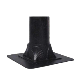 AMERICAN GAS LAMP WORKS CAST ALUMINUM PILLAR MOUNT FOR GAS LIGHTS