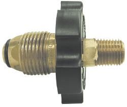 ME1653 MALE POL x 1/4" MNPT EXCESS FLOW SOFT NOSE POL ADAPTER