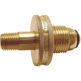 MEC POL ADAPTER - MPOL X 1/4" MNPT WITH BRASS HANDWHEEL