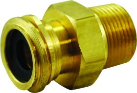 ME498-4/2 ACME ADAPTER - 1-1/4" M.ACME x 1/4" FNPT x 1/2" MNPT