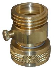 ME574 HOSE END FILL ADAPTER SWIVEL WITH BLEED VALVE