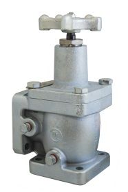 ME813-16 2" DOUBLE FLANGE HIGH FLOW ANGLE VALVE