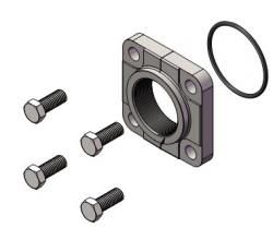 ME841-16F 2" SOCKET WELD 4 BOLT FLANGE ADAPTER PLATE