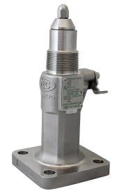 MEC EXCELERATOR 1-1/4" NPT x 4-BOLT FLANGE INTERNAL VALVE STRAIGHT BODY - STAINLESS STEEL - 85GPM