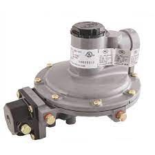 MEC FULL SIZE TWIN STAGE REGULATOR - 1/4" FNPT x 1/2" FNPT - 11" WC