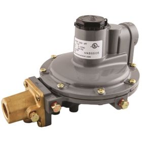 MEC FULL SIZE TWIN STAGE REGULATOR F.POL x 1/2" FNPT - 11" WC