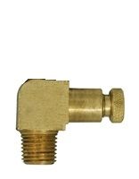 MEJ602 1/4" MNPT IN-LINE BLEEDER ELBOW