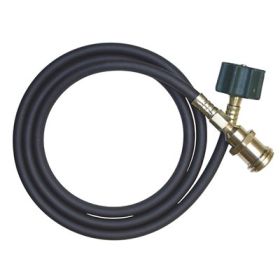 MER428-60 1/4" THERMOPLASTIC PIGTAIL F.QCC x M.QCC / F.POL ACCESSORY HOSE - 60"