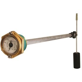 MEC 1-1/4" MNPT UNIVERSAL DOT 33# CYLINDER SCREW-IN FLOAT GAUGE