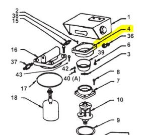 NEPTUNE ADAPTER FOR 1" METER
