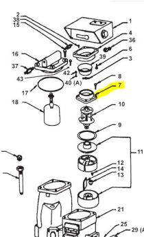 NEPTUNE MAIN COVER ASSEMBLY FOR 3/4" & 1" TYPE 4D-MD METERS