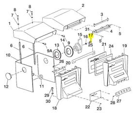 NEPTUNE REGISTER KNOB SCREW FOR 800 SERIES REGISTER
