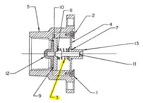 NEPTUNE INLET CHECK VALVE SPRING FOR 1-1/4", 1-1/2", & 2" METERS