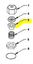 NEPTUNE EXPANDER SEAL FOR 3/4" THROUGH 2" METERS