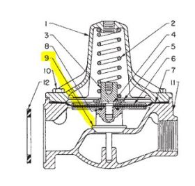 NEPTUNE ASSEMBLED VALVE STEM FOR 1-1/2" TYPE 4D METER