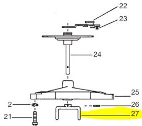 NEPTUNE DRIVE FORK FOR ATC ON 3/4" THROUGH 2" METERS
