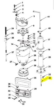 NEPTUNE THERMOSTAT PIN FOR 1" - 2" METERS WITH TEMPERATURE COMPENSATORS