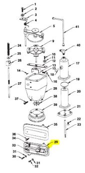 NEPTUNE MOUNTING PLATE & LEVER ARM ASSEMBLY FOR 1" - 2" METERS WITH TEMPERATURE COMPENSATORS