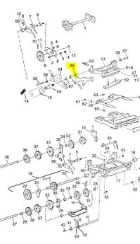 NEPTUNE TICKET PUNCH ACTUATING LEVER FOR 800 SERIES REGISTERS