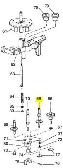 NEPTUNE CHANGE GEAR SHAFT ASSEMBLY FOR 800 SERIES REGISTERS