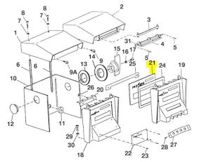 NEPTUNE REGISTER WHEEL MASK FOR 800 SERIES REGISTERS