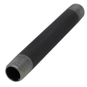 SCHEDULE 40 BLACK 1/2" x 6" WELDED STEEL NIPPLE