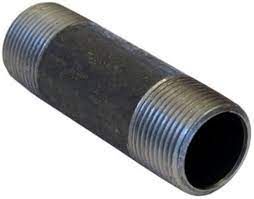 SCHEDULE 40 BLACK 1" x 3" WELDED STEEL NIPPLE