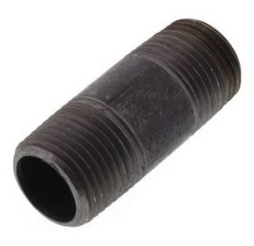 SCHEDULE 40 BLACK 1/2" x 1-1/2" WELDED STEEL NIPPLE