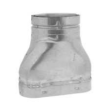 SELKIRK TYPE B VENT OVAL TO ROUND ADAPTER - 4"