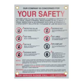 SIGN - P21 - YOUR SAFETY WITH GROMMETS - 18" x 24"