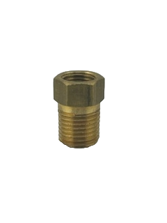 P499 ADAPTER 1/4" INVERTED FLARE x 1/4" NPT