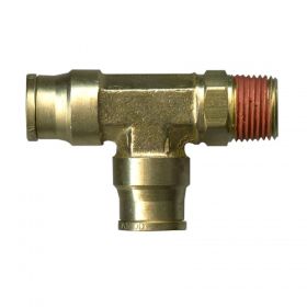 FAIRVIEW PC71SW-4B 1/4" TUBE x 1/4" MNPT SWIVEL RUN TEE