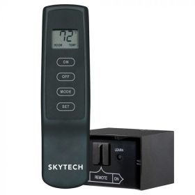 SKYTECH THERMOSTAT FIREPLACE REMOTE CONTROL FOR LATCHING SOLENOID GAS VALVES