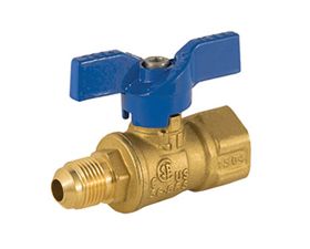 JOMAR 1/2" FLARE x 1/2" FNPT T-HANDLE BALL VALVE
