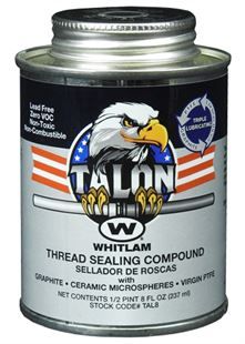 JC WHITLAM TALON PTFE PIPE THREAD COMPOUND - 1/2 PINT