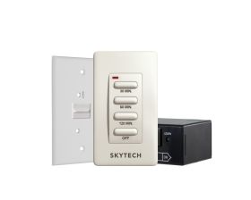 SKYTECH WIRELESS WALL-MOUNTED TIMER FIREPLACE REMOTE CONTROL