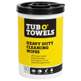FEDPRO TUB O' TOWELS HEAVY DUTY CLEANING WIPES - 90-COUNT