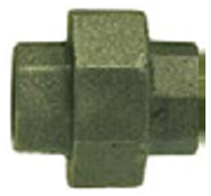 SCHEDULE 40 1" MALLEABLE BLACK IRON UNION - IMPORT