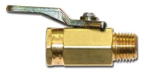 RED DRAGON 1/4 TURN BALL VALVE - 1/4" MPT x 1/4" FPT