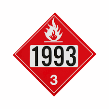 DIESEL 1993 DIAMOND PLACARD DECAL - 10-7/8" x 10-7/8"