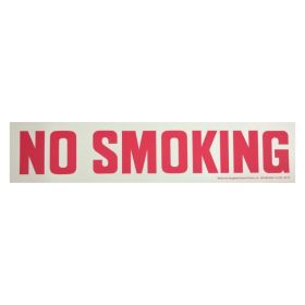POLY SIGN - "NO SMOKING" - 3" LETTERS