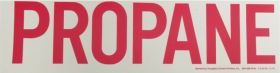 POLY SIGN - "PROPANE" - 3" LETTERS